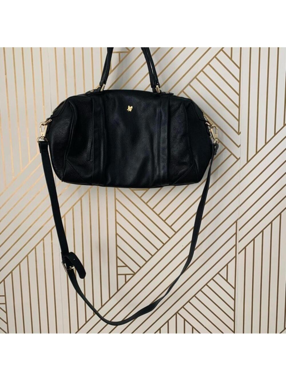 Ora Delphine Liza Leather Handbag satchel pebbled genuine leather crossbody NWOT